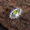 Rare Peridot Gemstone 925 Sterling Silver Jewelry Handmade Ring Unique Gift Idea RR-6-5