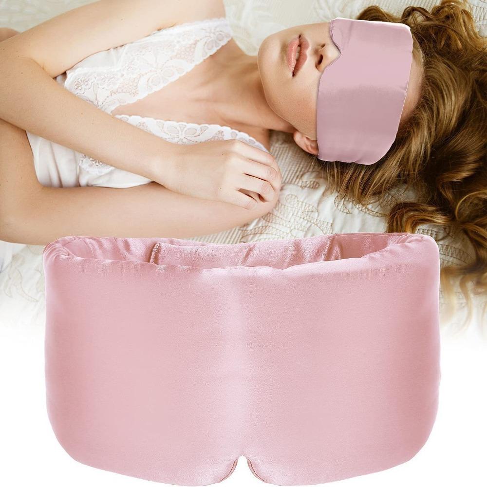 Soft Blocking Light Eyemask Silk Eyeshade Patch New Sleeping Mask Eyepatch for Travel & Nap