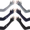Солнцезащитные рукава для льда, летние рукава для защиты от солнца, комплект нарукавников для занятий спортом на открытом воздухе, мужские рукава из ледяного шелка, рукав для водителя