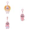 Cute Pink Underpants Bunny Plush Toy Adorable Cartoon Animal Keychain Gift
