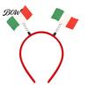 Party Headband Football for Women Men Soccer Cheering National Flag No Pressure Hairband Game Day Accessories Sports Fans Festival Headwear