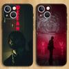 Чехол для телефона Alan Wake 2 для iPhone 15, 14, 13, 12, 11, Pro, Max, Plus, Mini, X, XS, XR, 8, 7, 6, S, Plus, SE Мягкий черный чехол