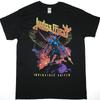 JUDAS PRIEST INVINCIBLE SHIELD TOUR 2024 НОВАЯ ЧЕРНАЯ ФУТБОЛКА Унисекс Футболка