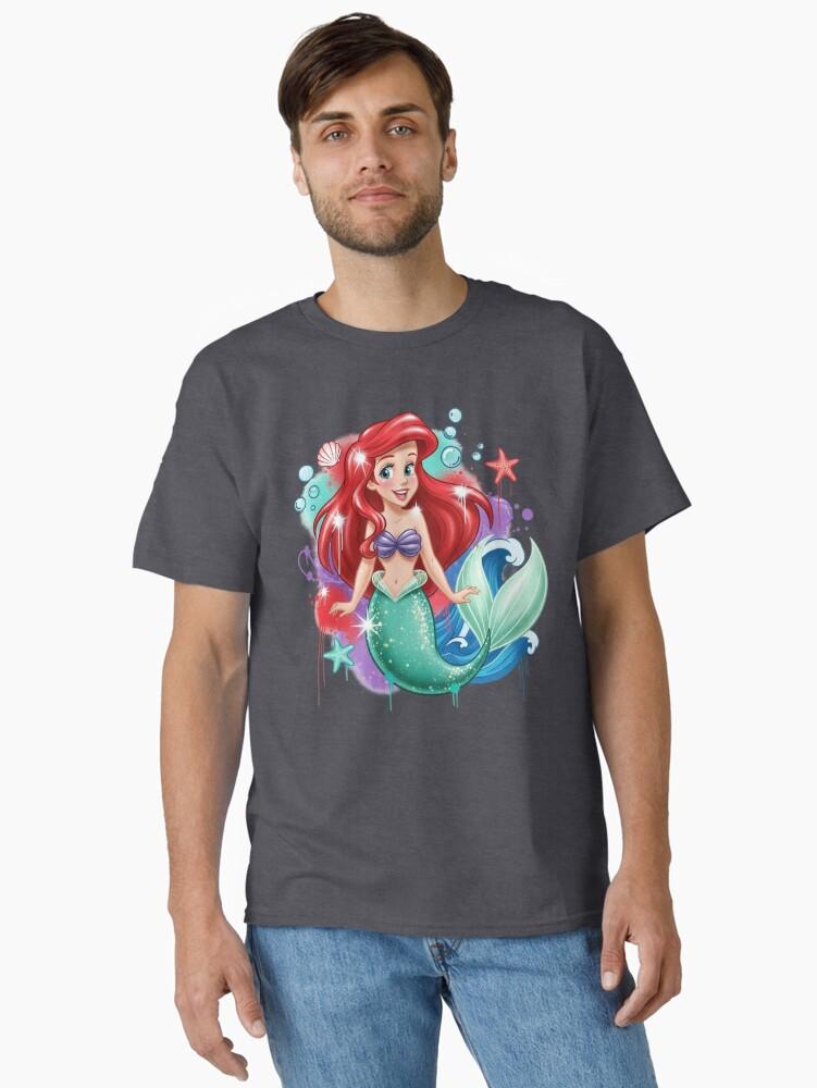 The Little Mermaid Ariel – Magical Mermaid Princess Art Classic T-Shirt