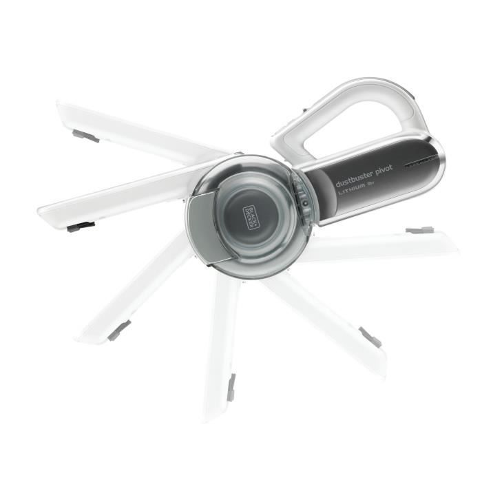 Aspirateur de table à main sans fil BLACK+DECKER PV1820L-QW 18V - 35AW - Filtre auto-nettoyant - 440 ml