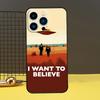 Я хочу верить Funda для iPhone 12 13 Mini 11 14 15 Pro Max XS X XR SE 2020 7 8 14 15 Plus Чехол для телефона