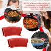 Cookware Pot Clips Holder Protective Cover Kitchen Accessories Pot Handle Holder Pan Handle Cover