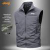 Jeep Мужской водонепроницаемый жилет на стойке для улицы
