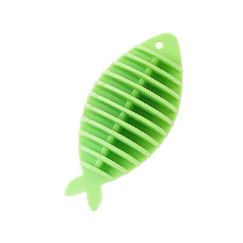 20-Piece Soft Rubber Laundry Balls: Anti-Tangle, Fish-Shaped Cleaning Accessories for Washing Machines