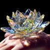 6.2cm Quartz Crystals Lotus Flower Crafts Glass Fengshui Ornaments Healing Crystals Home Party Wiccan Decor Yoga Gifts Souvenir