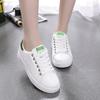 Женские модные трендовые кроссовки 2024 года, весна-лето, новая корейская версия, повседневные дышащие нескользящие маленькие белые туфли