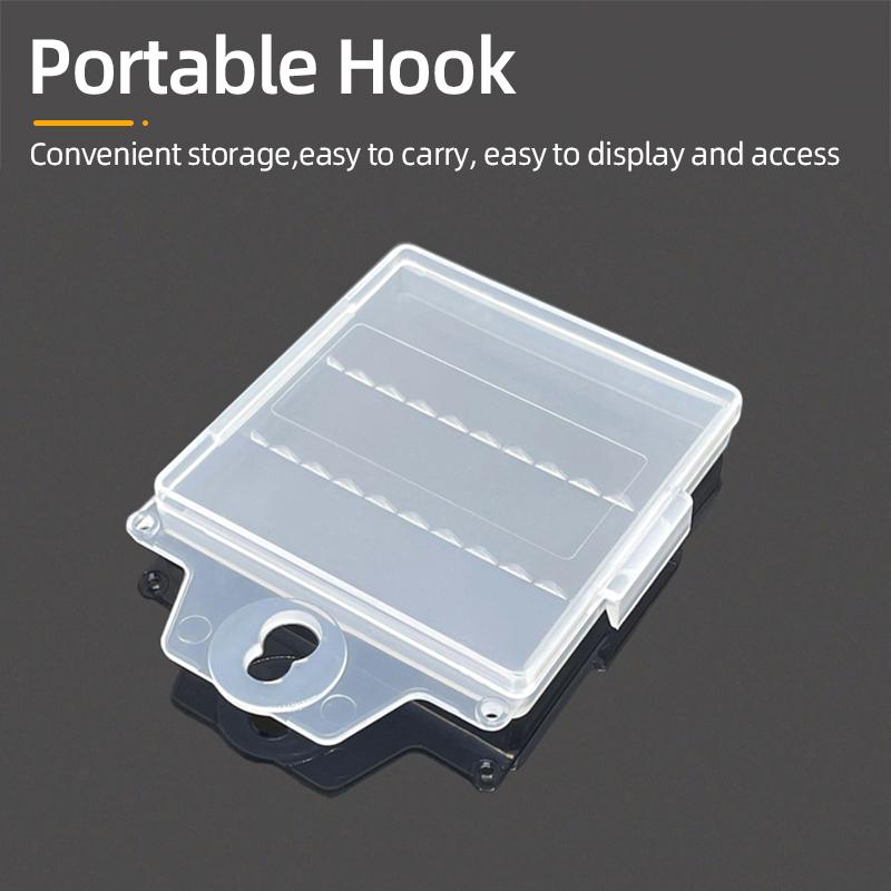 Drill Bit Storage Box Double Head Screwdriver Bit Organizer Case Box Accessories Tool Plastic Box Empty Drill Packaging Case