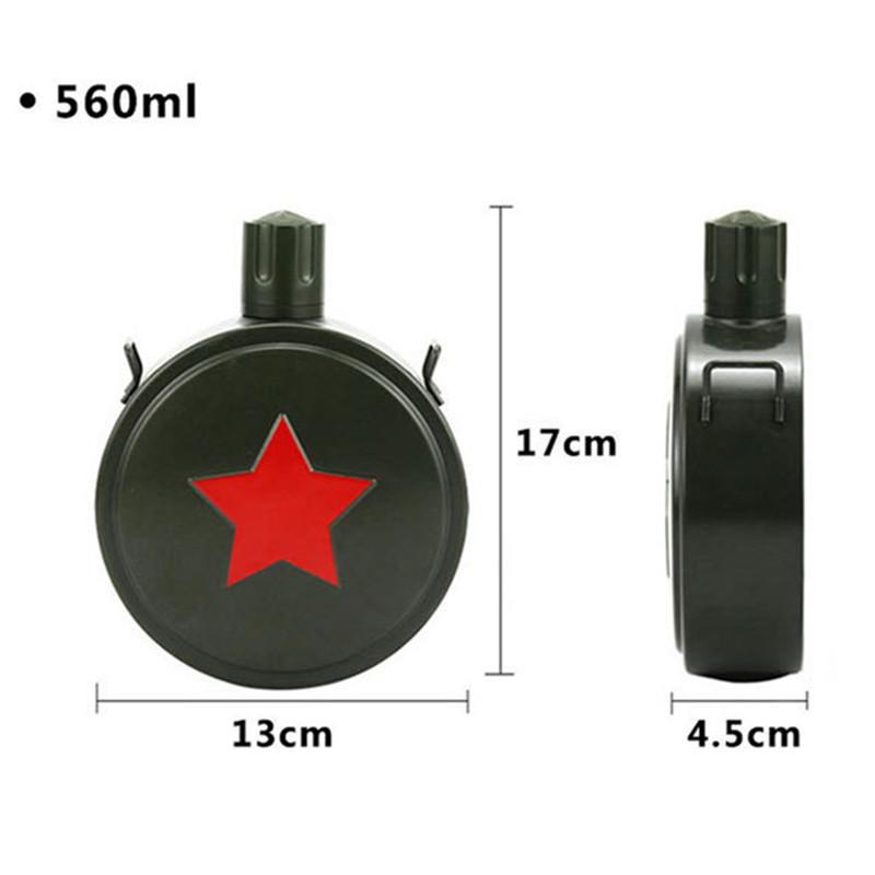 560ml/800ml 304Stainless Steel Hip Flask Wine Flagon Water Bottle Camping Bicycle Kettle with Straps