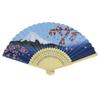 Bamboo Handle Folding Fan Paper Fan New Props Fan