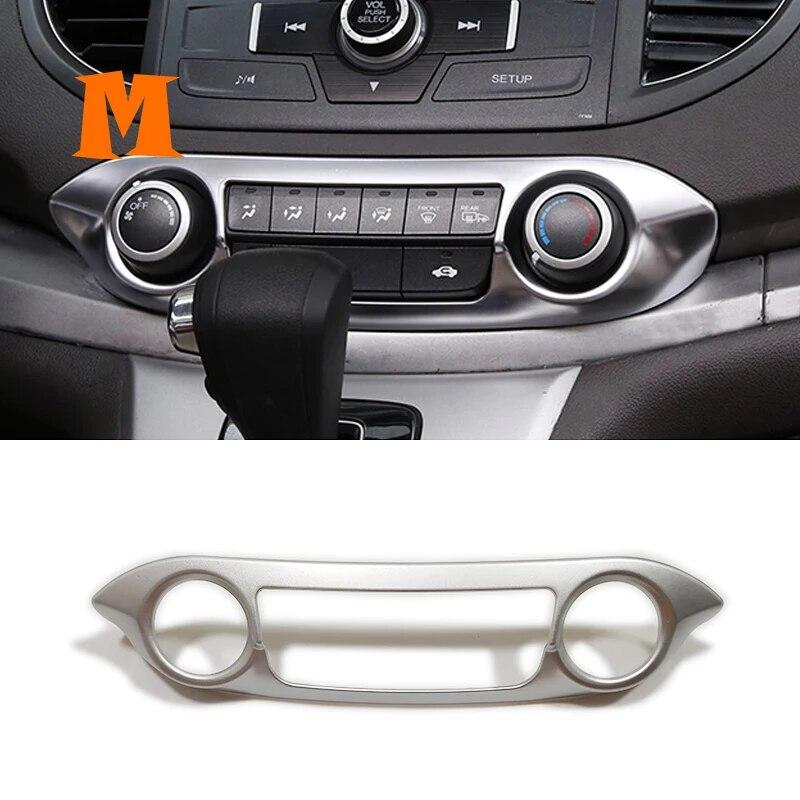 Для Honda CRV CR-V 2012 13 14 15 2016 Голова автомобиля Передняя консоль Держатель стакана для воды Переключение передач Накладка-наклейка Крышка хромированные аксессуары