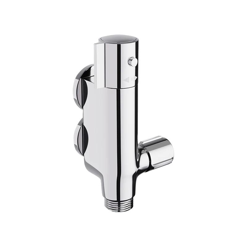 MORADO Thermostatic Caravans Shower Mixer Camper Van Yacht Mini Vertical Shower Mixer Chrome Brass Bath Shower Faucet Valve