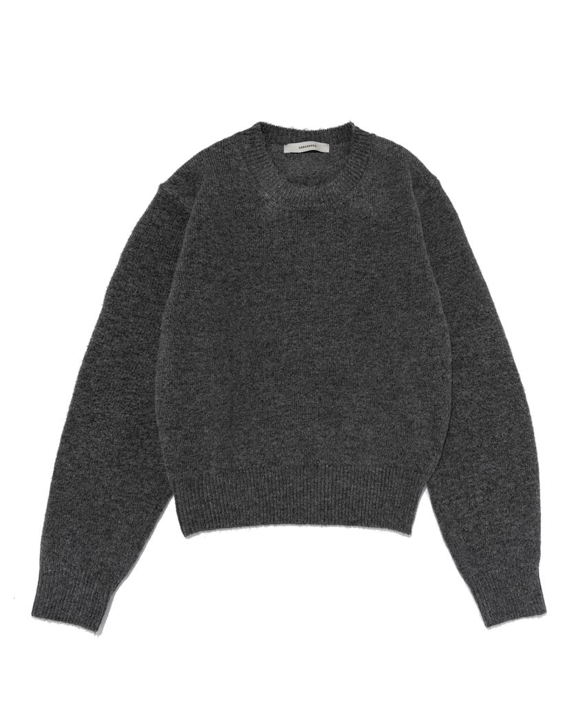 CARGOBROS FOR WOMAN Soft Basic Round Knit (Charcoal)