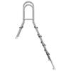 Pool Ladder for Semi Inground Pools 195 x 116 cm 4 Step