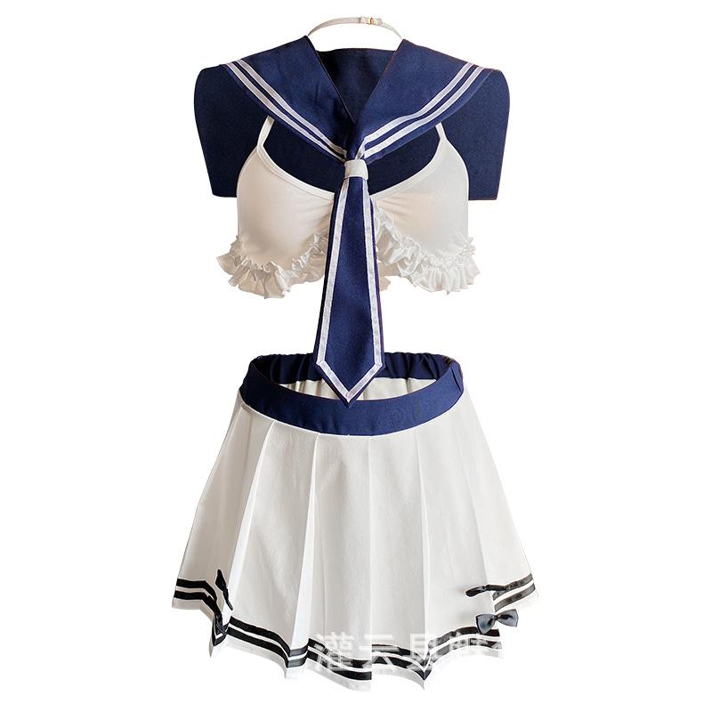 Sex Underwear Cute Campus Student Uniform Seduction Jk Small Chest Robe Passion Free Set 2688