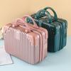 14 Inch Mini Travel Suitcase Cosmetic Box Hand Luggage Organizer Makeup Case Small Password Box Boarding Case For Women Girls