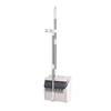 Effortless Home Cleaning with 3 in 1 Design Long Handled Floor Brush and Dustpan Set for All Surfaces