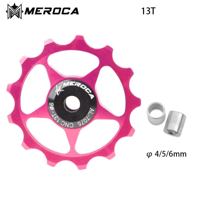 MEROCA 11T 13T MTB Велосипед Задний Переключатель Направляющее Колесо Стальной Подшипник Шкив Алюминиевый Дорожный Велосипед Ролик для Shimano Sram