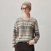 Женский кашемировый свитер Kemengboka в стиле Fair Isle