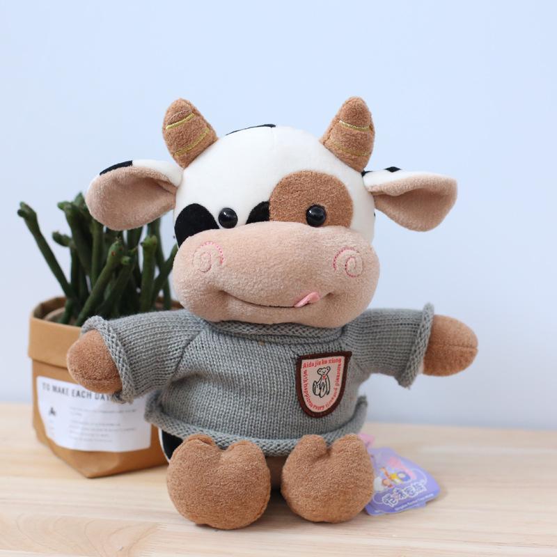 Хаби Корова Милая Кукла Год Быка Плюшевая Игрушка Подарок Кукла Крупного Рогатого Скота