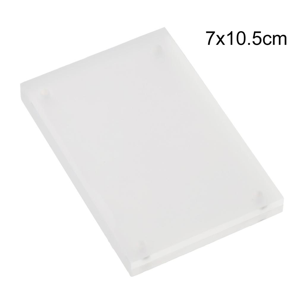 Transparent Acrylic Photo Frame Magnetic Poster Display Stand