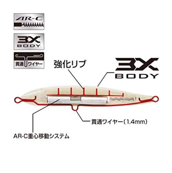 SHIMANO Воблер для соленой воды Тонущий карандаш Colt Sniper Rock Slide 120S Jet Boost 001 Kyorin Iwashi OL-212P