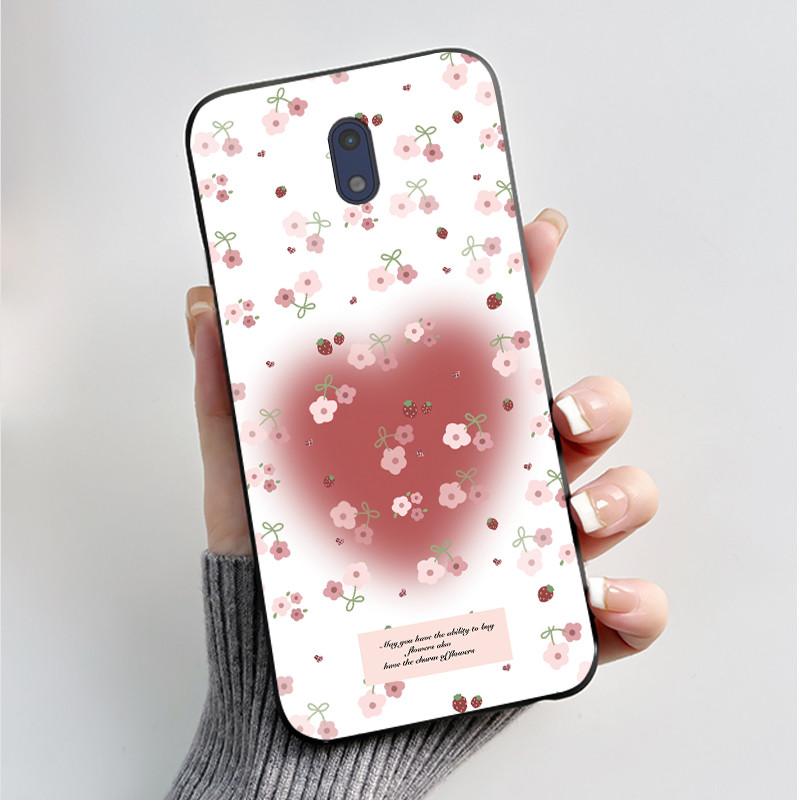 For Nokia 3 Case For Nokia 3.1 Phone Case Luxury Fashion Butterfly Flowers Soft Slim Black Silicone Back Cover for Nokia3 Casing