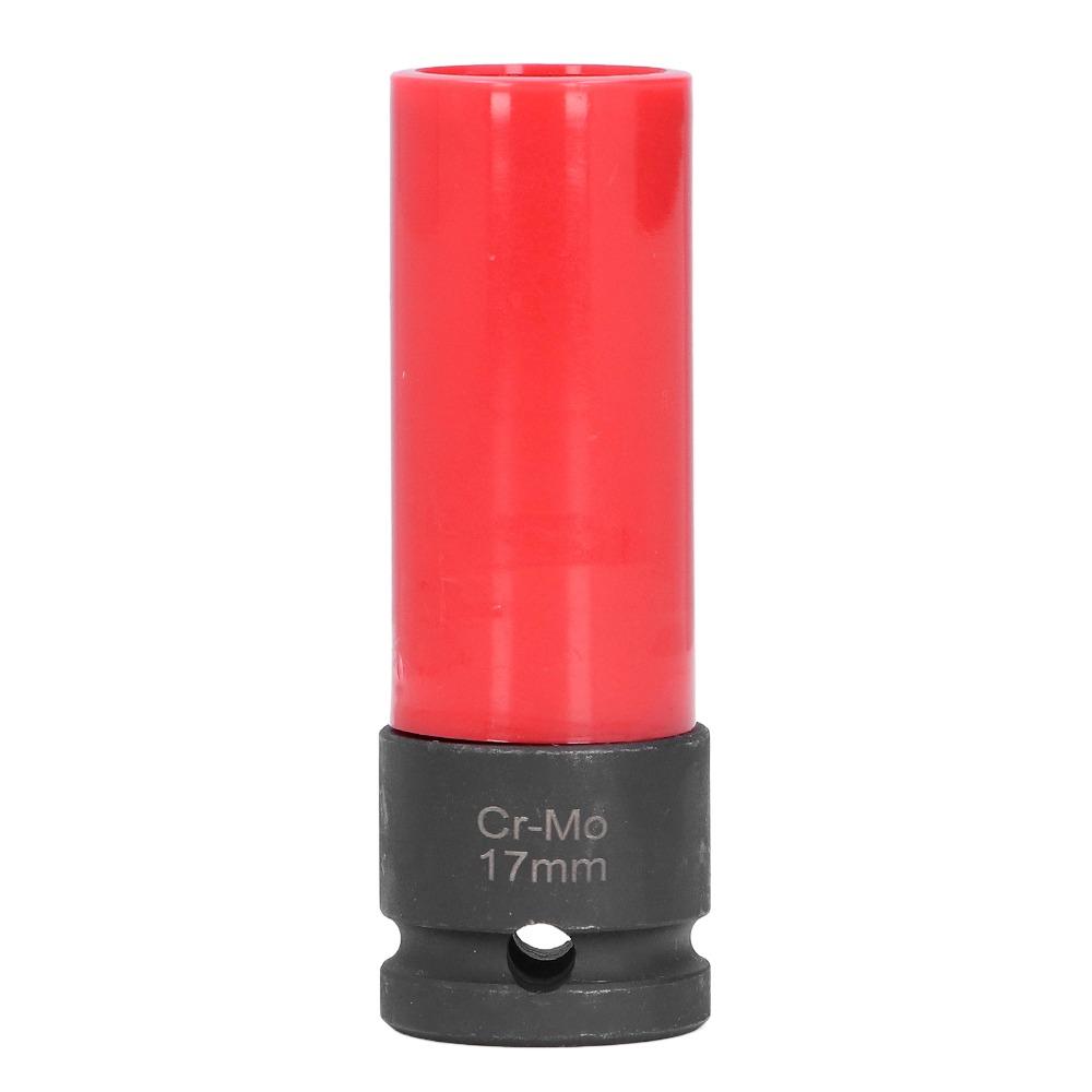 1/2 Inch Drive Wheel Lug Nut Sleeve 17mm Size Anti Theft Socket  Tire Maintenance Technicians
