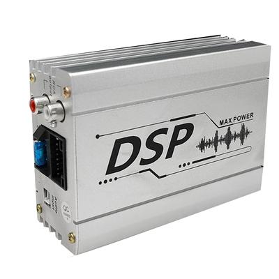 Серебристый Автомобильный DSP Цифровой Аудиопроцессор Навигационный Аппарат Эффект Улучшения Качества Звука 4 Входа 6 Выходов DSP Автомобильный Усилитель Мощности
