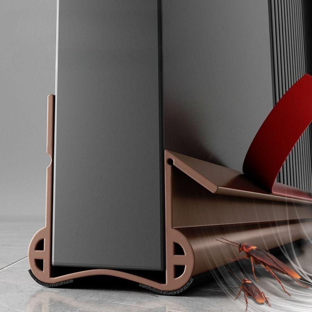 ПВХ Уплотнитель для погоды Уплотнитель двери Подметальник двери Заполнитель щели под дверью Уплотнитель от сквозняка для двери Низ двери