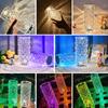 16 Colors Crystal Table Lamp Rechargeable Rose Projector Night Light Diamond Touch Atmosphere Lights