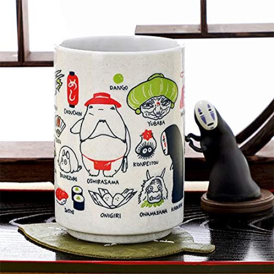 Studio Ghibli Spirited Away On the other side of the Japanese teacup made of Benelic porcelain - - tunnel,