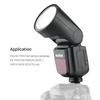 Вспышка для камеры Godox V1P Speedlite Speedlight с круглой головкой, встроенная беспроводная система 2,4G X с
