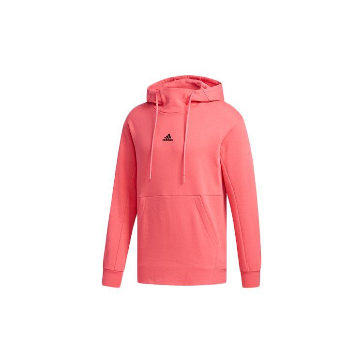 adidas Повседневная спортивная толстовка с капюшоном для мужчин, розовая FJ0178