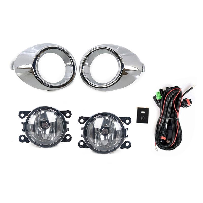 1 компл. для Ford Focus MK3 2012 2013 2014 автомобиля, передний бампер, противотуманная фара, крышка лампы, рамка, решетка капота, ободок, жгут проводов