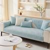 Modern Simple Pure Cotton Sofa Cushion, Universal Fabric For All Seasons, Non-Slip Full Cover Sofa Towel, Straight Row Sofa Cover, Summer