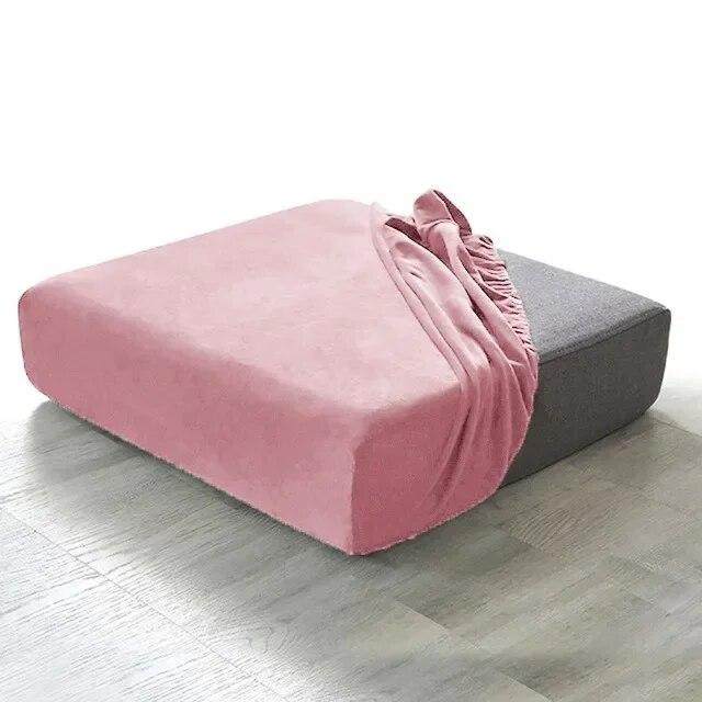 Супер мягкие бархатные чехлы для диванов, эластичный чехол для дивана, съемный противопыльный чехол для дивана, однотонный чехол для гостиной, домашних животных, собак