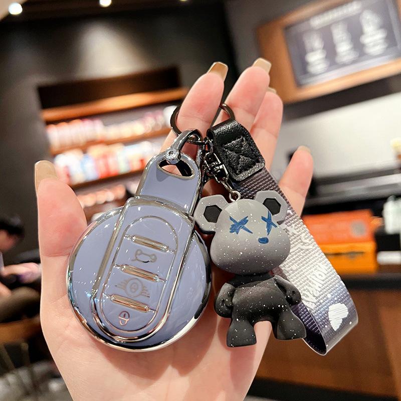 Applicable BMW Mini Key Case Countryman Cooper Key Case f54f55f56F60 Shell Ring Female