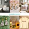 2pcs Self-Adhesive Silk Screen Printing Stencil for Painting on Wood DIY Decoration T-Shirt Fabric Polka Dot 220x280mm
