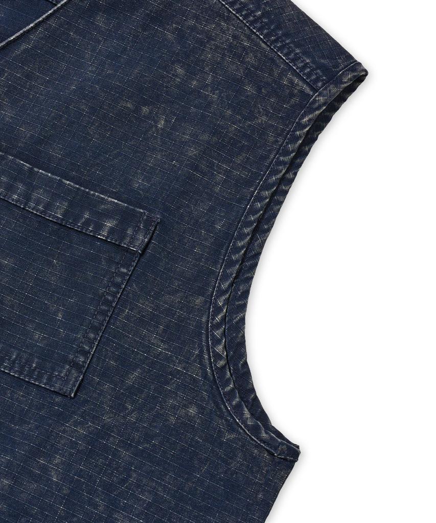 Рабочий жилет Brownbreath Washed Ripstop - Темно-синий