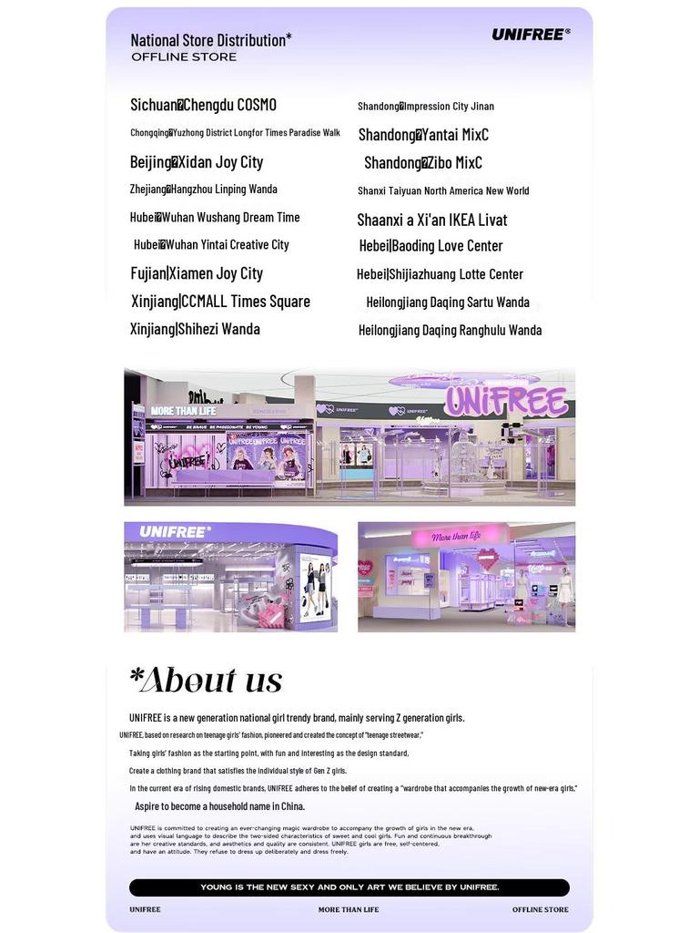 unifree Illustrator Polka Dot Print Loose Straight Winter Pants