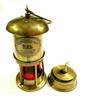 Латунные бортовые огни (красный и зеленый) | Морские масляные лампы | Красные, зеленые линзы | Винтажная реплика морского судового огня для рождественского подарка