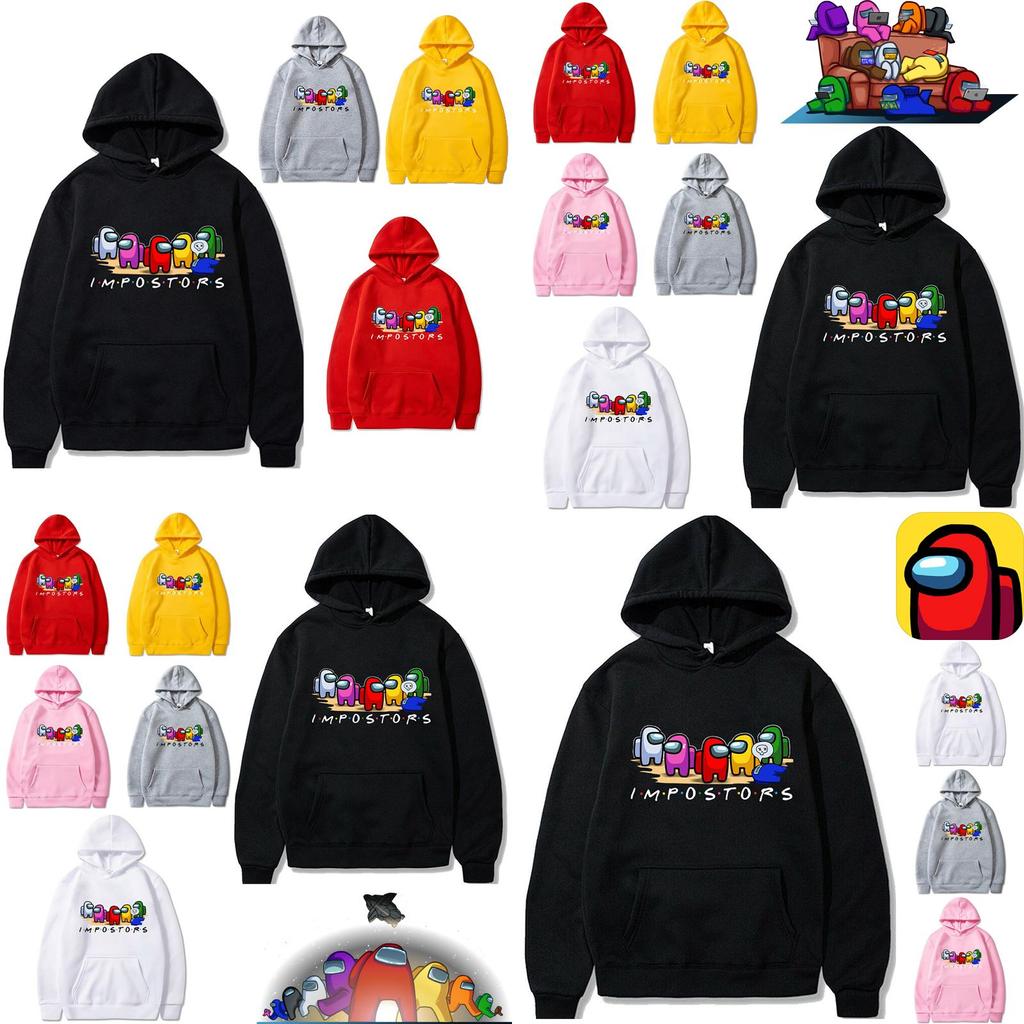 Mens Hoodies Impostor Graphic Anime Cartoon Sweatshirt Hip Hop Hoodie