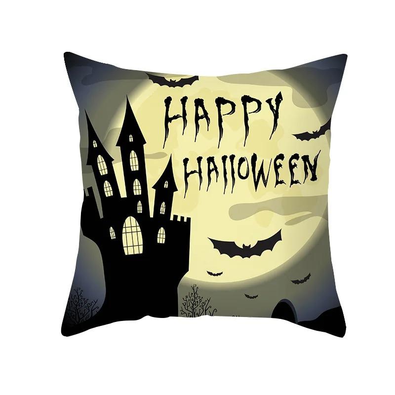 Taie d'Oreiller Theme Halloween, Voiture Fantôme, Horreur, Бюро, Салон, Канапе