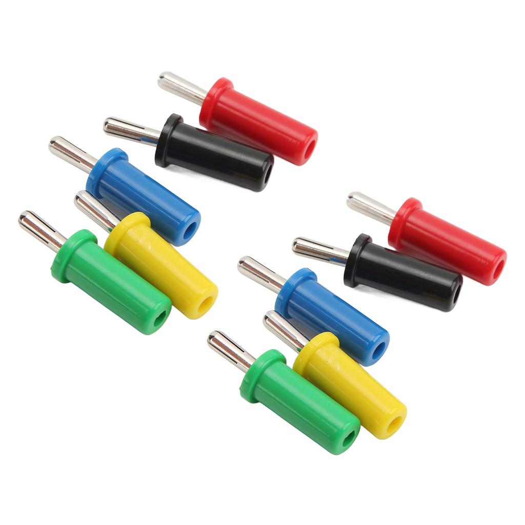 10 шт., разъем типа «банан», сварной разъем «банан», штабелируемый разъем для аксессуаров безопасности