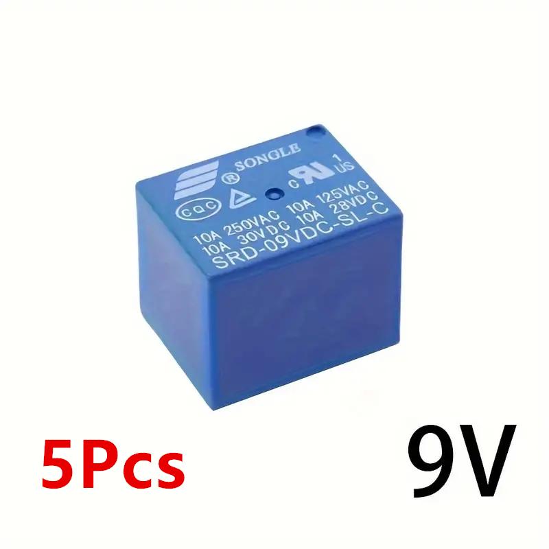 Relay SRD-09VDC-SL-C T73 9V 5 Pin PCB Type Power Relay Electronic DIY Kit Srd09vdcslc
